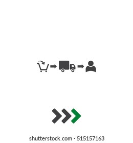 Business Icon Vector flat design style