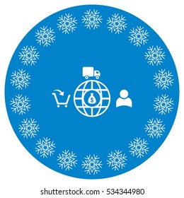 Business Icon Vector flat design style