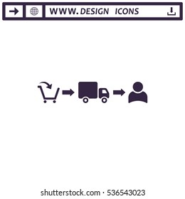 Business Icon Vector flat design style