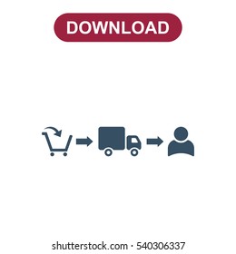 Business Icon Vector flat design style