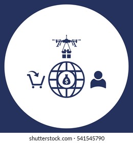 Business Icon Vector flat design style
