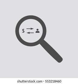  Business icon, vector. Flat design.