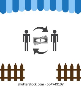Business Icon Vector flat design style