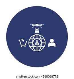Business Icon Vector flat design style