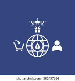 Business Icon Vector flat design style