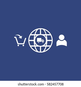 Business Icon Vector flat design style