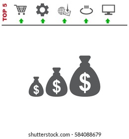 Business Icon Vector flat design style