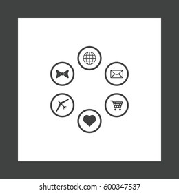 Business Icon Vector flat design style