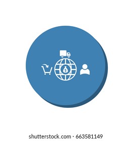 Business Icon Vector flat design style