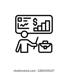 Business Icon in Vektorgrafik. Illustration