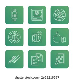 Business icon. Vector icon illustration