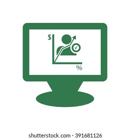  business Icon, vector illustration. 