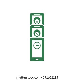  business Icon, vector illustration. 