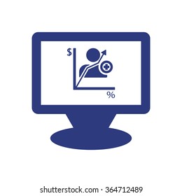 
 business Icon vector illustration. Flat design  