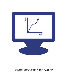 
 business .Icon vector illustration. Flat design style