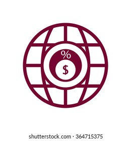 
  business  icon, vector illustration. Flat design  