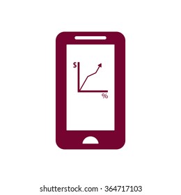   business   icon, vector illustration. Flat design  