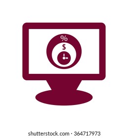  ,business .Icon vector illustration. Flat design  
