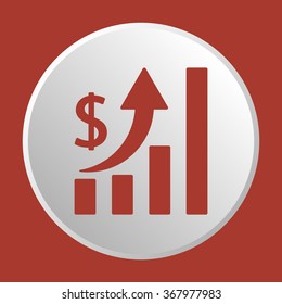   business.  Icon, vector illustration. Flat design style