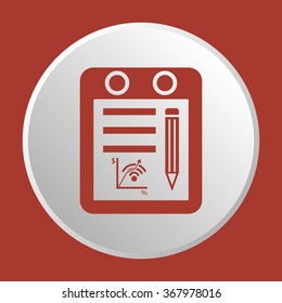  business   icon, vector illustration. Flat design style.
