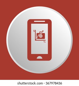   business   icon, vector illustration. Flat design  