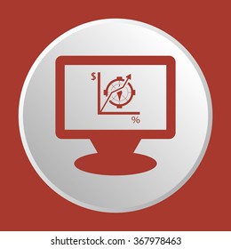 
 business .Icon vector illustration. Flat design style