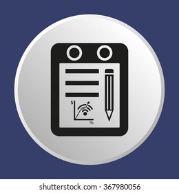  business   icon, vector illustration. Flat design style.