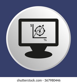 
 ,business .Icon vector illustration. Flat design style