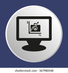 
 business .Icon vector illustration. Flat design style