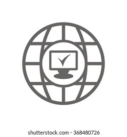 
  business  icon   vector illustration Flat design style.