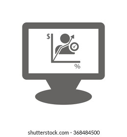 
 business .Icon vector illustration. Flat design style