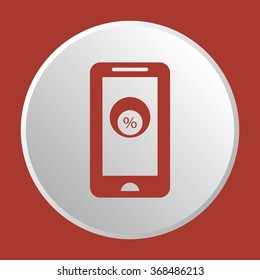  Business   icon, vector illustration. Flat design style.