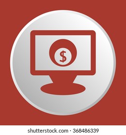   business   icon, vector illustration. Flat design style.