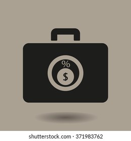  Business  icon, vector illustration. Flat design style.