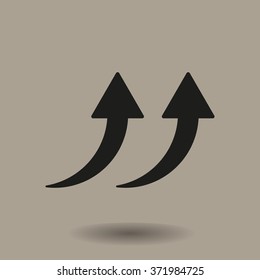  business icon, vector illustration. Flat design style. 