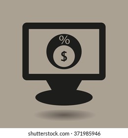 
 business .Icon  vector  illustration. Flat design style