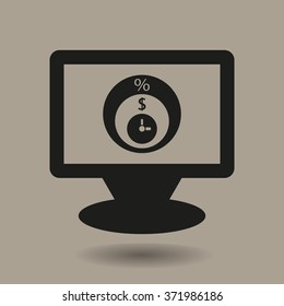 
 business .Icon vector illustration. Flat design style