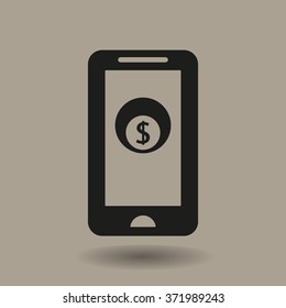   business  icon, vector illustration. Flat design style.