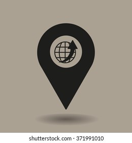   business icon, vector illustration. Flat design style. 