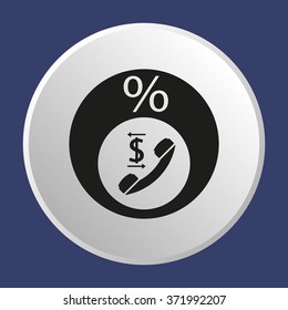   business. Icon, vector illustration. Flat design style