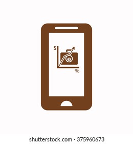   business   icon, vector illustration. Flat design  
