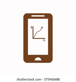   business   icon, vector illustration. Flat design 