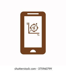   business   icon, vector illustration. Flat design  