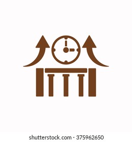 
  business icon, vector illustration.  Flat design  
