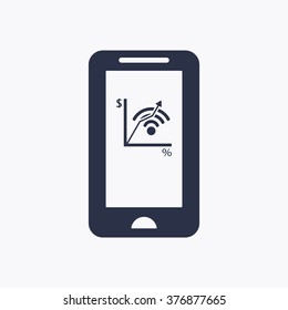  business Icon, vector illustration. Flat design  