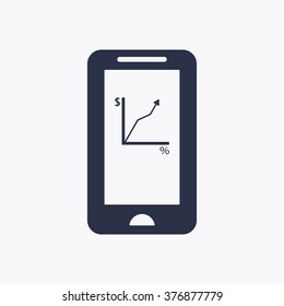  business Icon, vector illustration. Flat design  