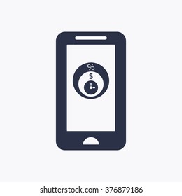  business Icon, vector illustration. Flat design 