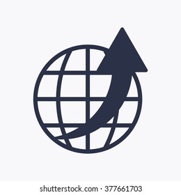  business Icon, vector illustration. Flat design  