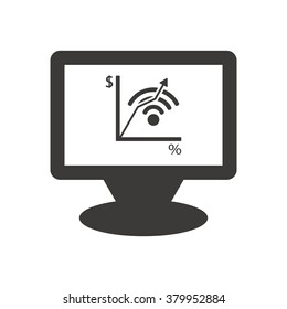  business Icon, vector illustration. Flat design style
