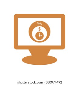  business Icon, vector illustration. Flat design style
